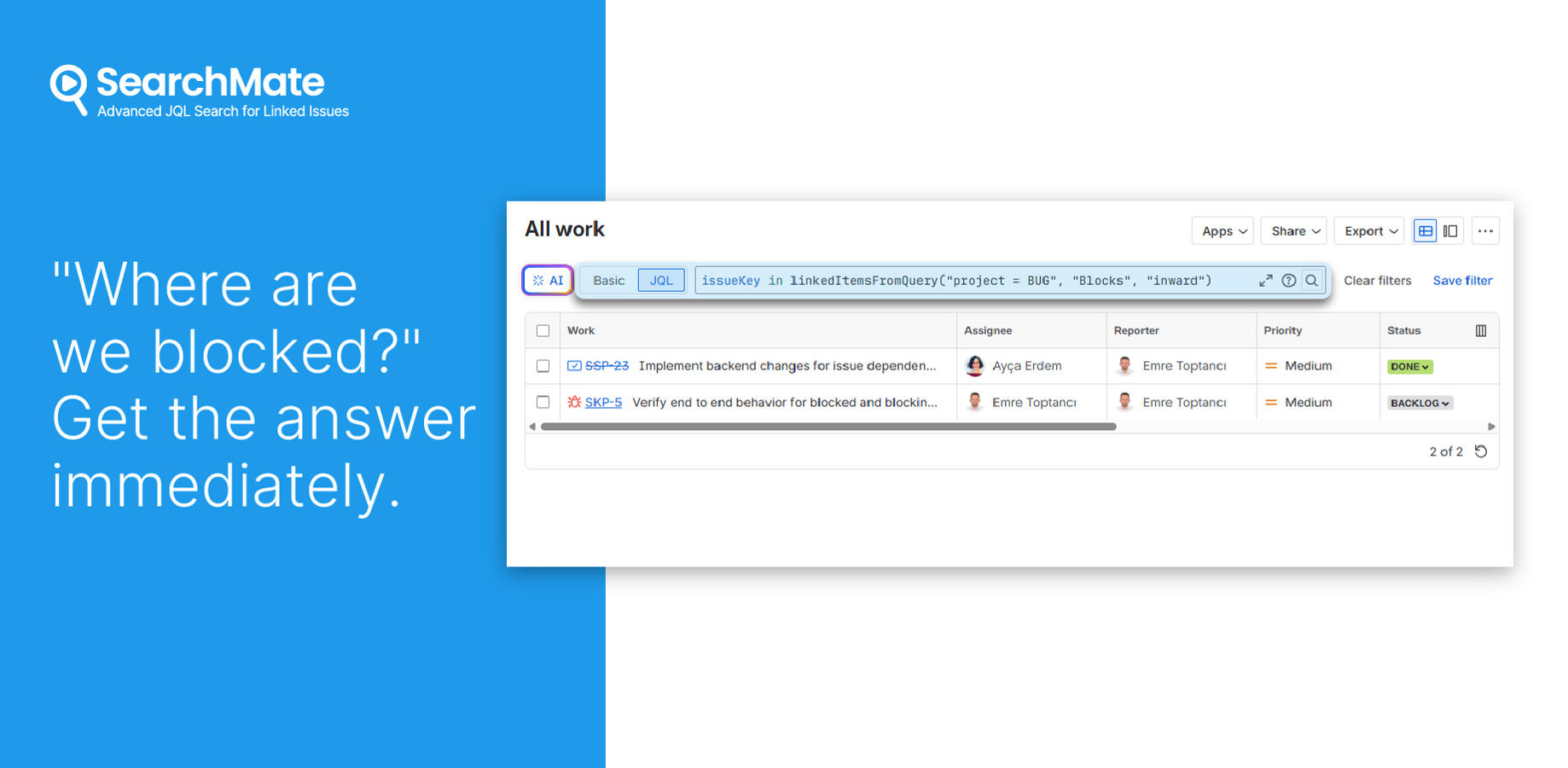 Find Blockers Faster