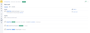 The PR on main-repo is merged by an user
