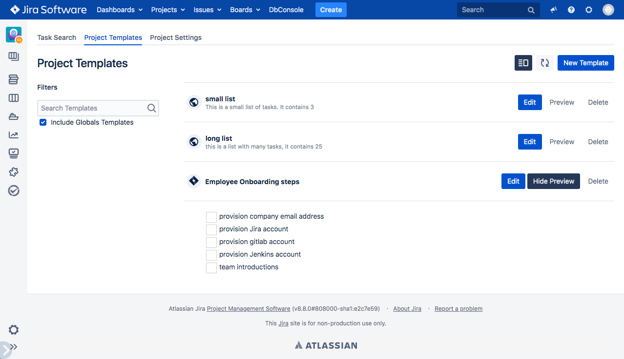 Create Templates for reusable Tasks
