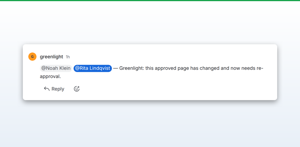 Native @mention notifications — no email setup