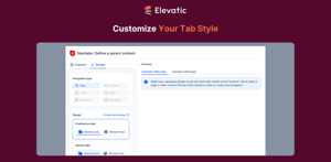 For tabs that match your flow, pick your tab style—native, squared, or round.