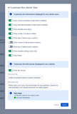 Admins can decide what information and info banner content is shown to non-admins.
Avoid privacy concerns & simplify Jira project create experience