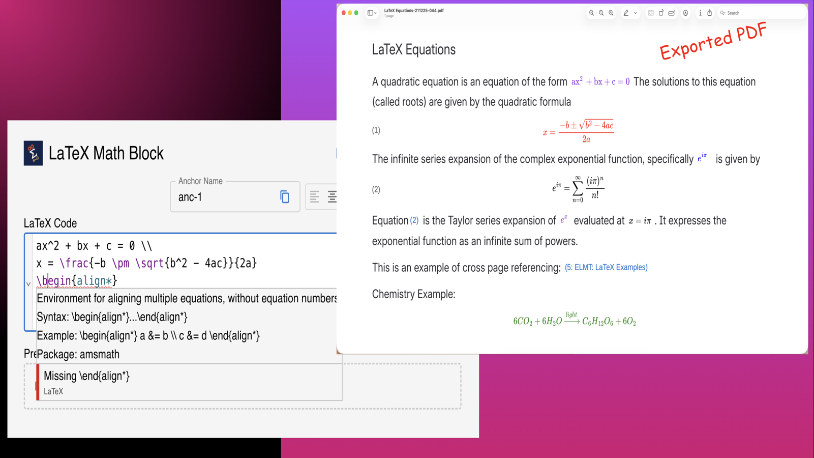 Forge-powered, error-aware and export-Ready