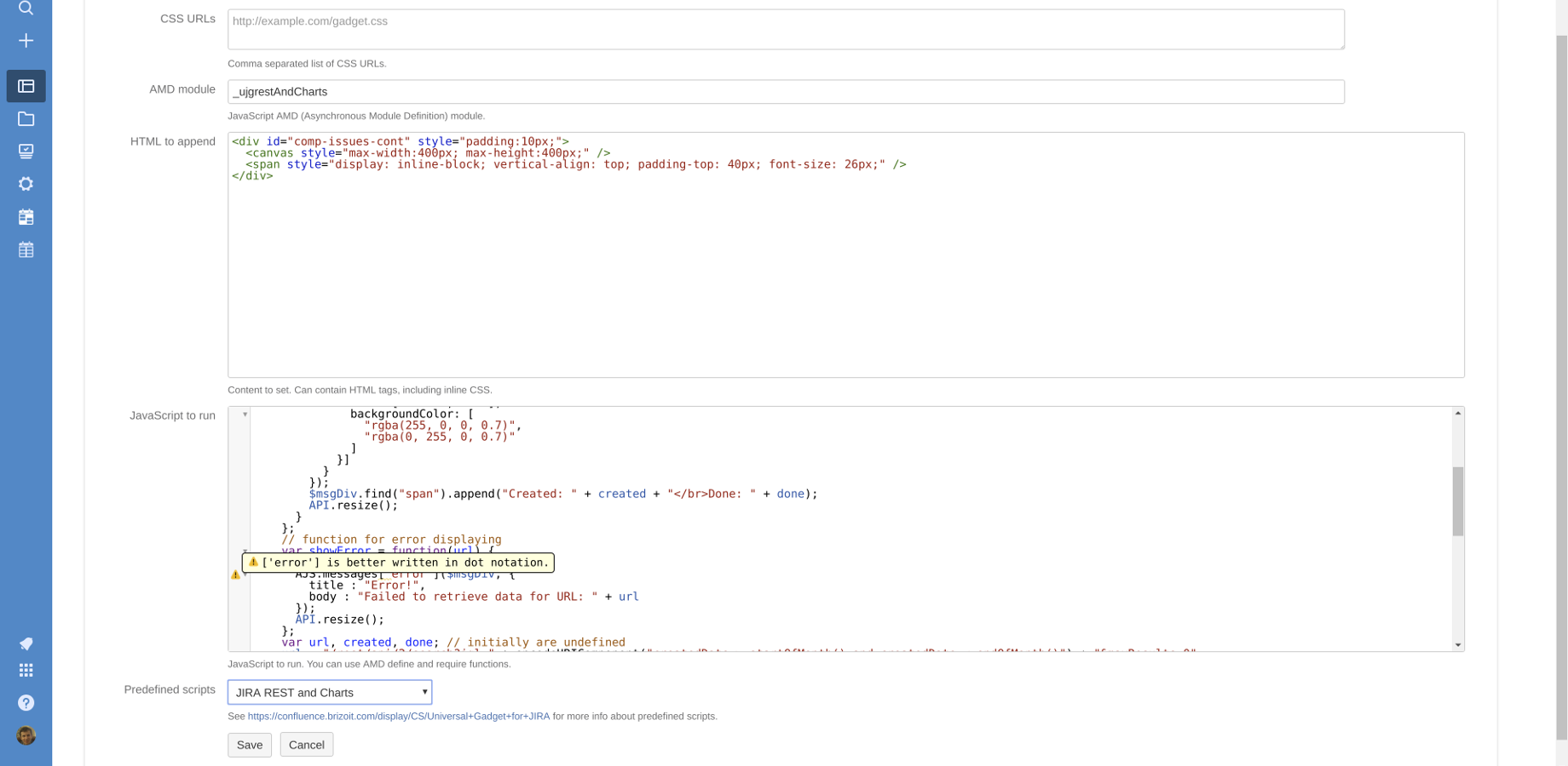 Build dynamic Jira gadgets in minutes