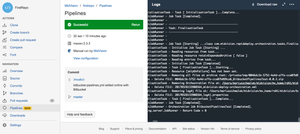 Successful deployment started automatically after 'push' to your repository