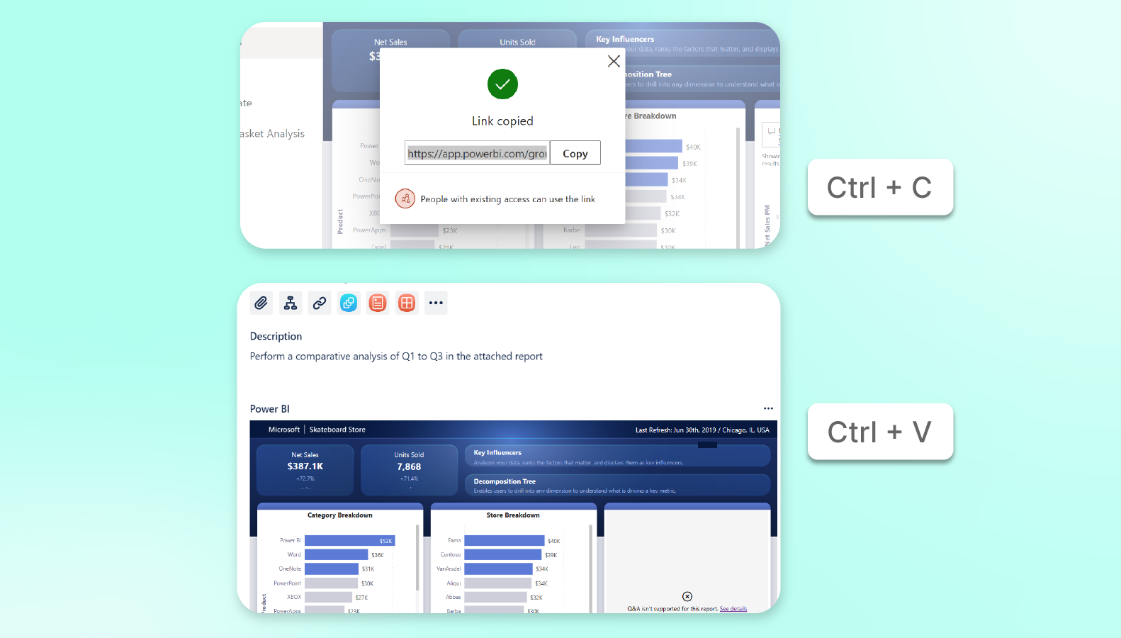 how to embed powerbi in jira