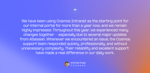 Customer Review-Andreas Klopp