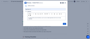 Create terms within Confluence pages