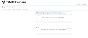 With filters you can exclude certain activities from being synchronized.