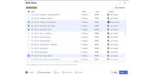 Select the Work Items from the JQL search that you want to include (if not all)