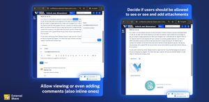 Allow comments and attachments