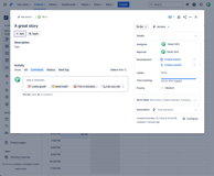 Open Issue directly from the calendar