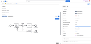 Process tabs on any Jira issue or project page.
