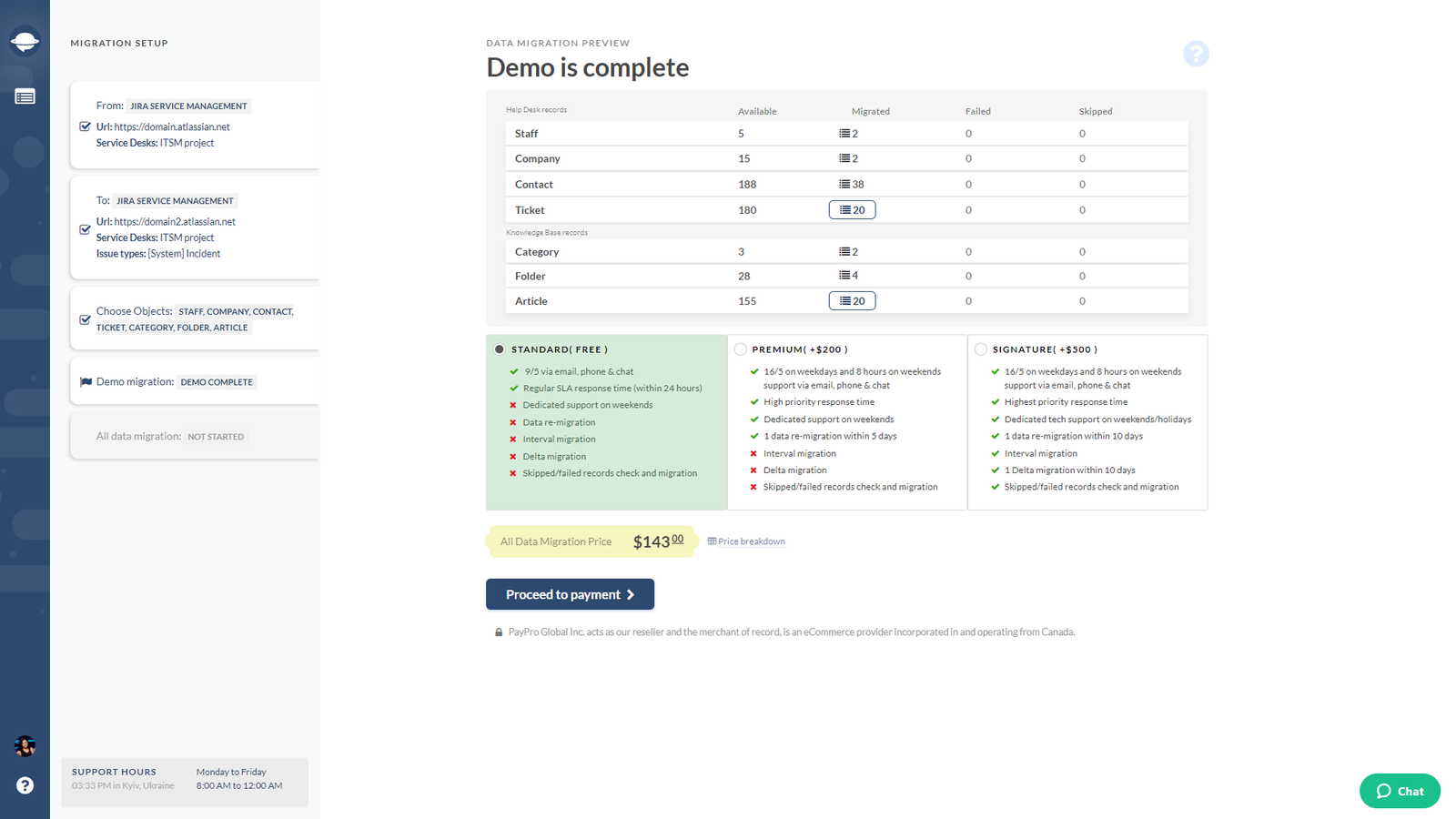 Try out a Free Demo Migration