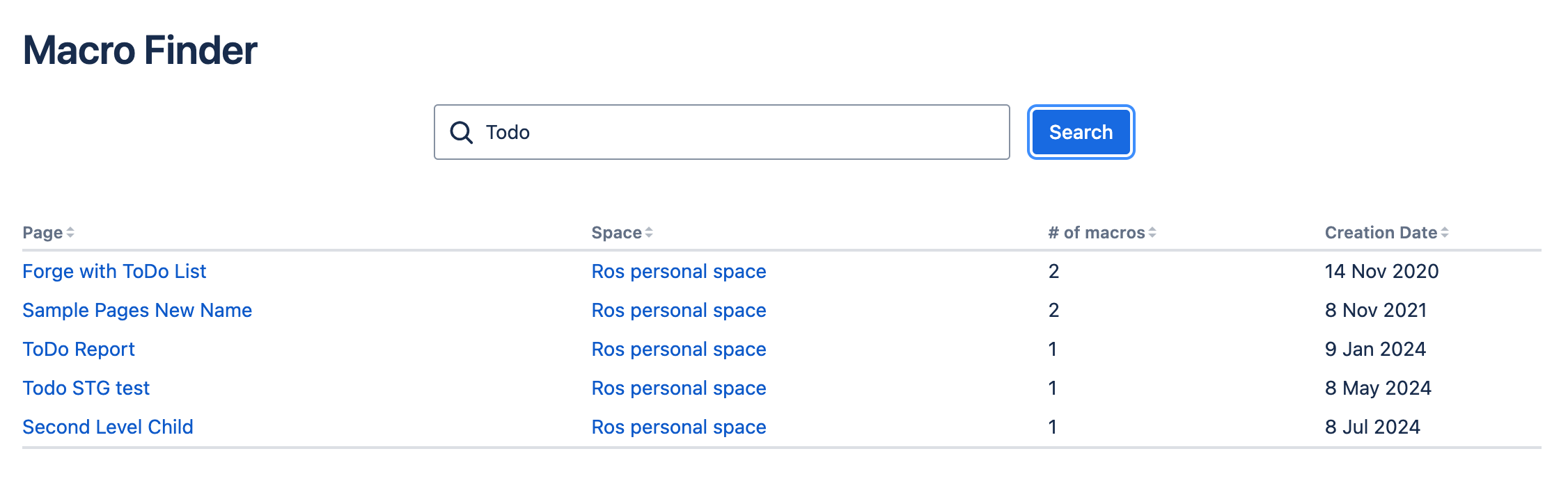 Viewing and Navigating Search Results