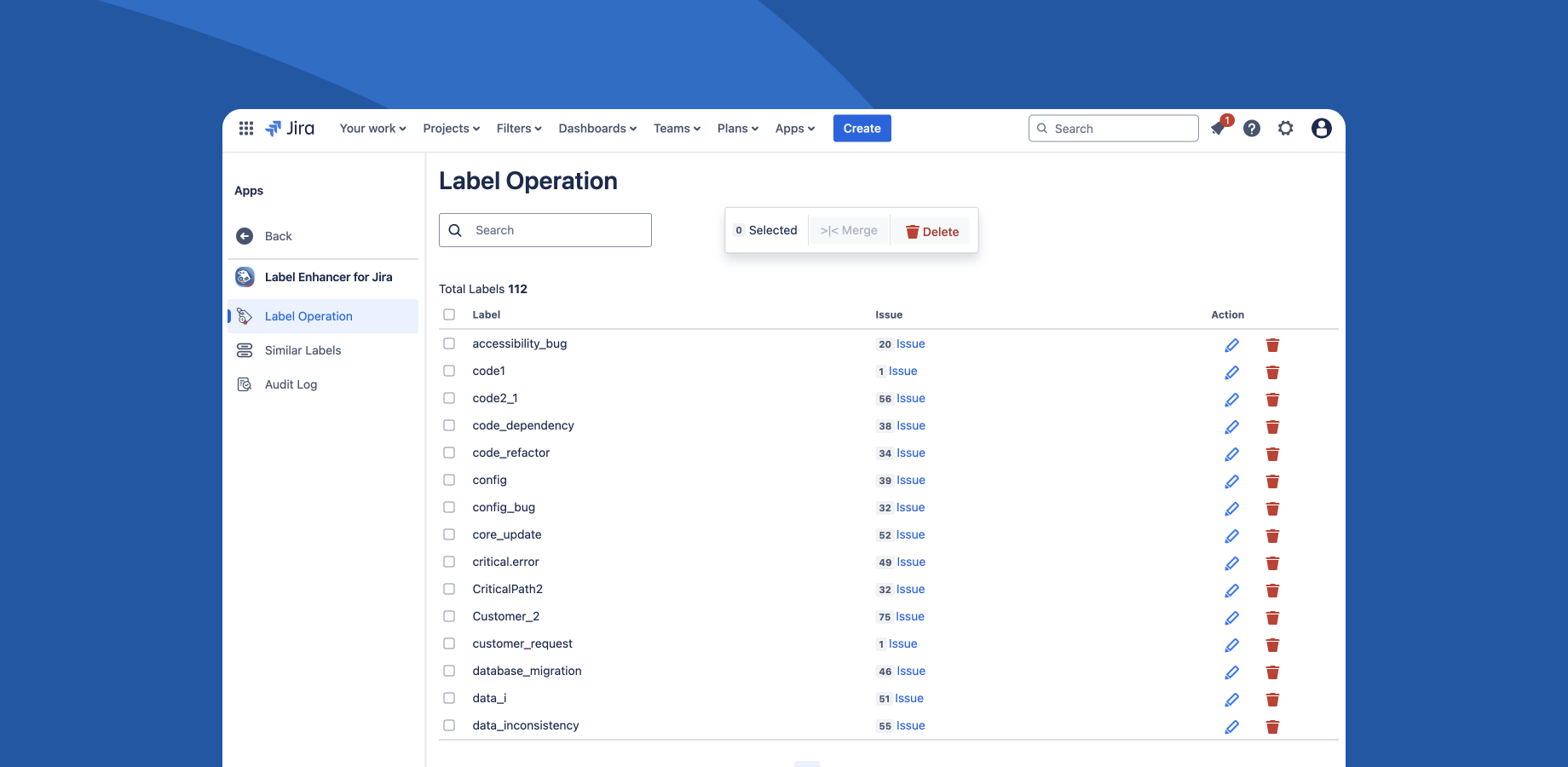 Effortless Label Management