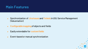 Main features