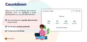 The Countdown gadget
