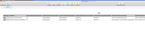 Export as a CSV, XML or Excel for your reports.