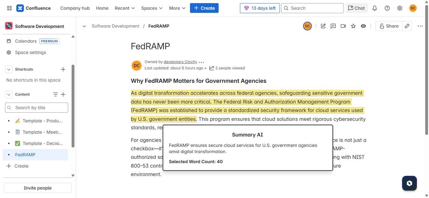 Selective Summaries with Word Count in One Click