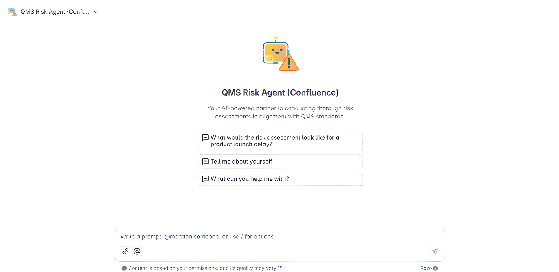 QMS Risk Agent