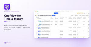 Already using Clockwork Pro? In Portfolio, you can track the cost and revenue calculations generated by Clockwork to see the actuals from worklogs.