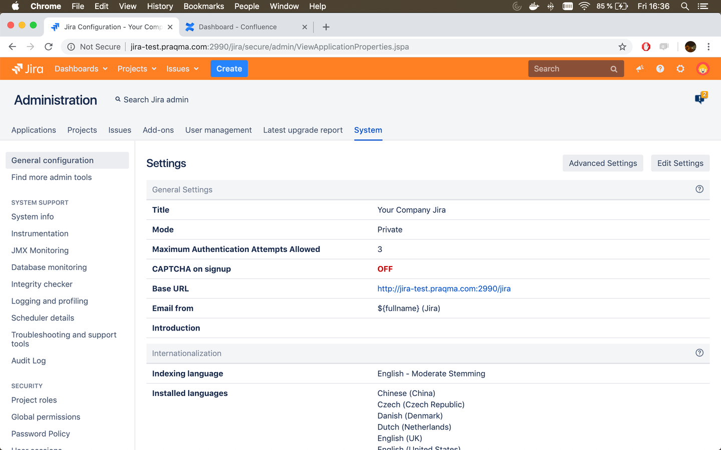 Changed base url