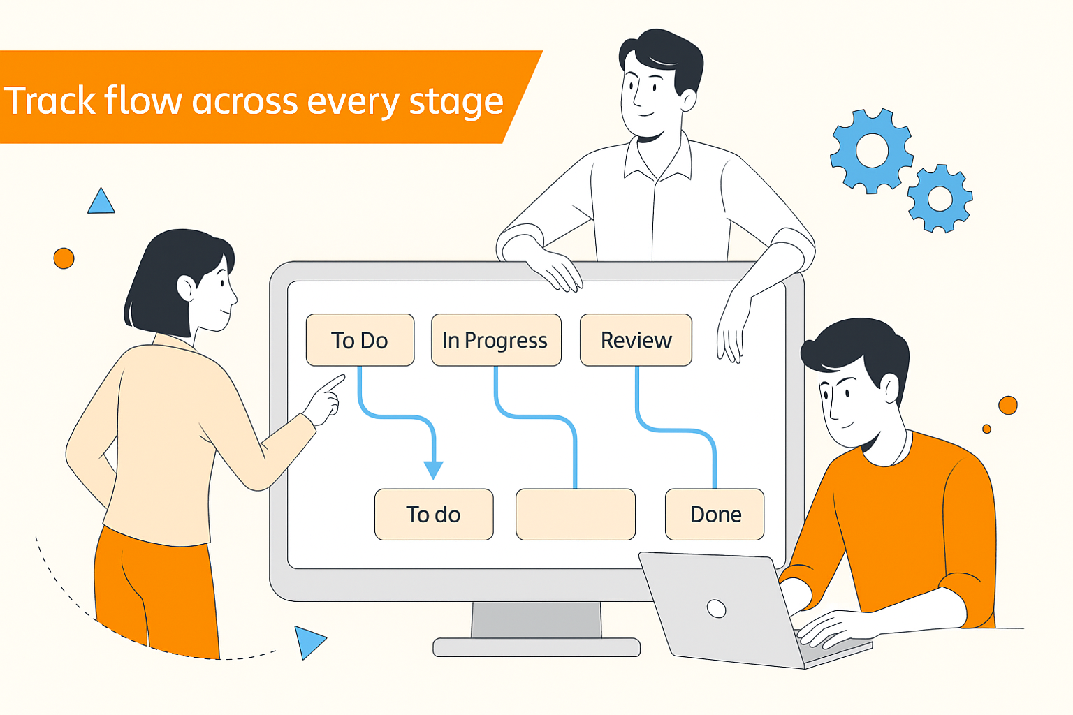 Track flow across every stage