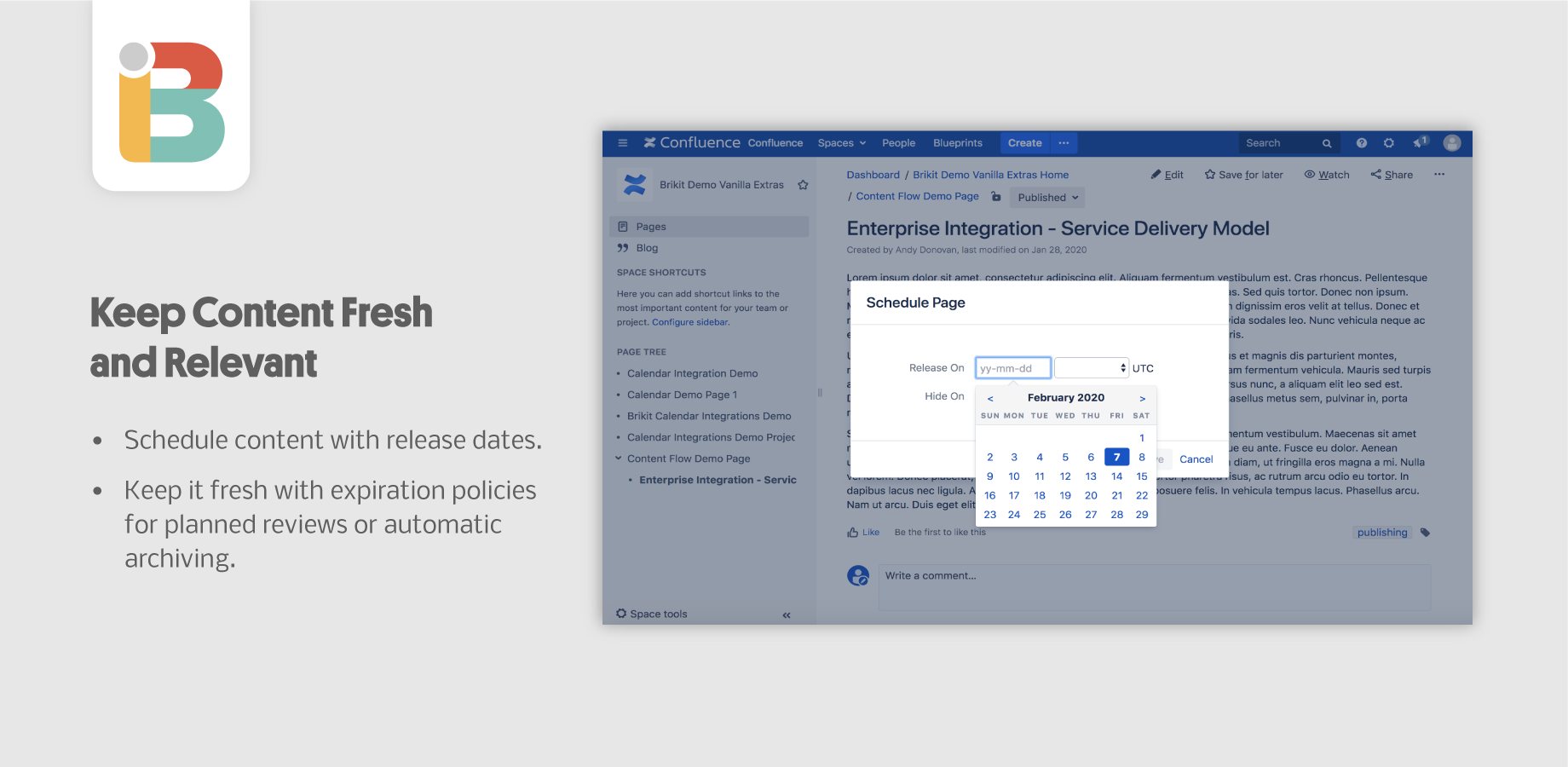Keep content fresh and relevant.