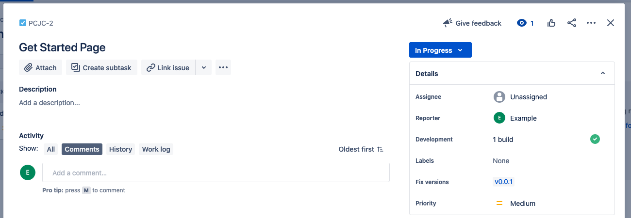 View build status instantly