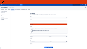 Config of Announcement