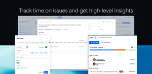 Track time on issues and get high-level time tracking insights in Jira.