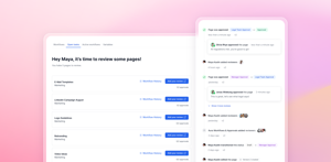 Never miss a review deadline. Get automatic reminders for pending approvals, track content that needs attention, and identify pages ready for archiving in one central dashboard.