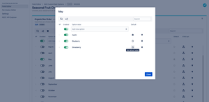 Edit Customfield Child Options | Edit customfield child options of the cascading list field type.