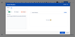Realtime invalid CQL check