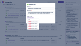 Easily assign User Stories to another Epic from Jira, or a draft Epic that Storygenie has created for you.