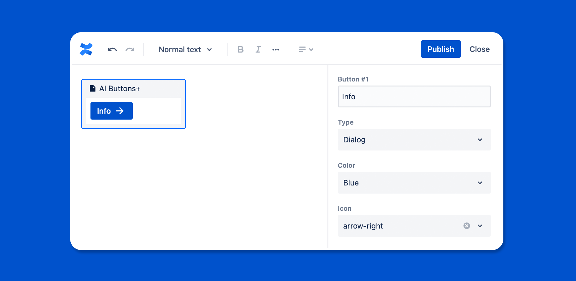 Fast customization with the inline macro editor