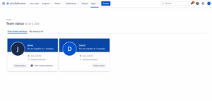 Team status hub - Visualize status of people working with you