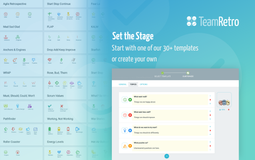 Choose from a range of ready-made templates and customise topics to suit the focus of the retrospective.