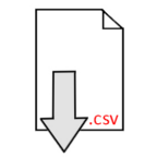 CSV Table Export