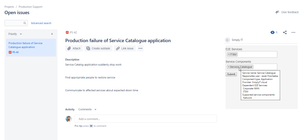 By getting data from SimplyIT.cloud you can quickly find responsible user as well Services which are supported by this component.