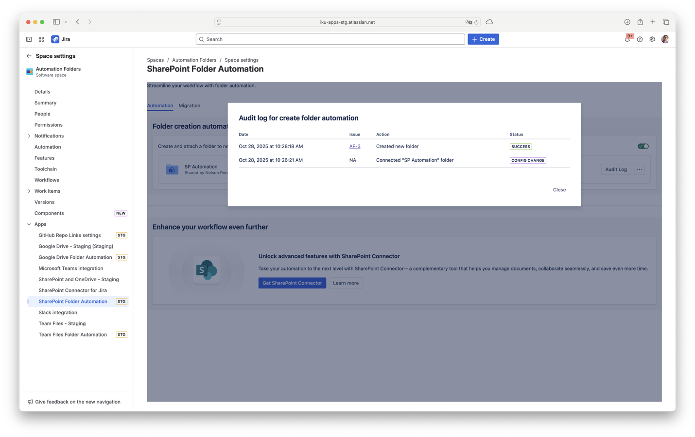 Real-time sync, permission mirroring & audit