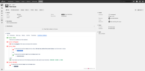 Issue tabs - two new issue tabs Conditions Validator and Transitions tab