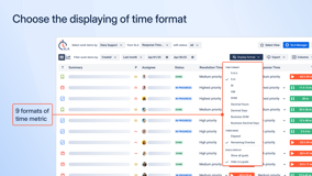 Choose the displaying of time format.