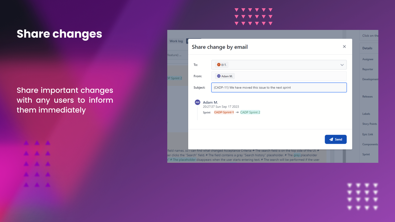 Share changes