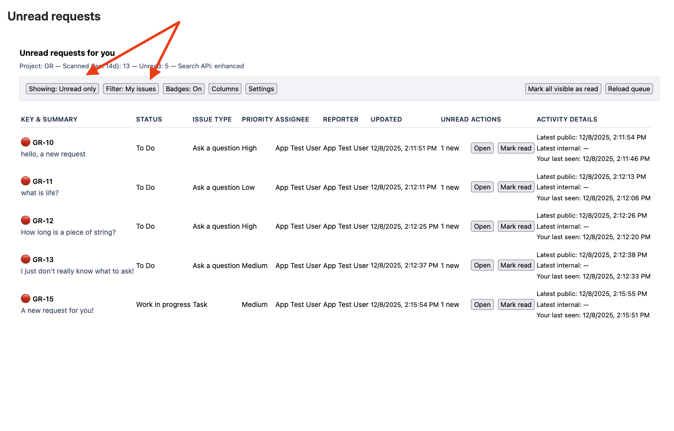 Filter to what matters now