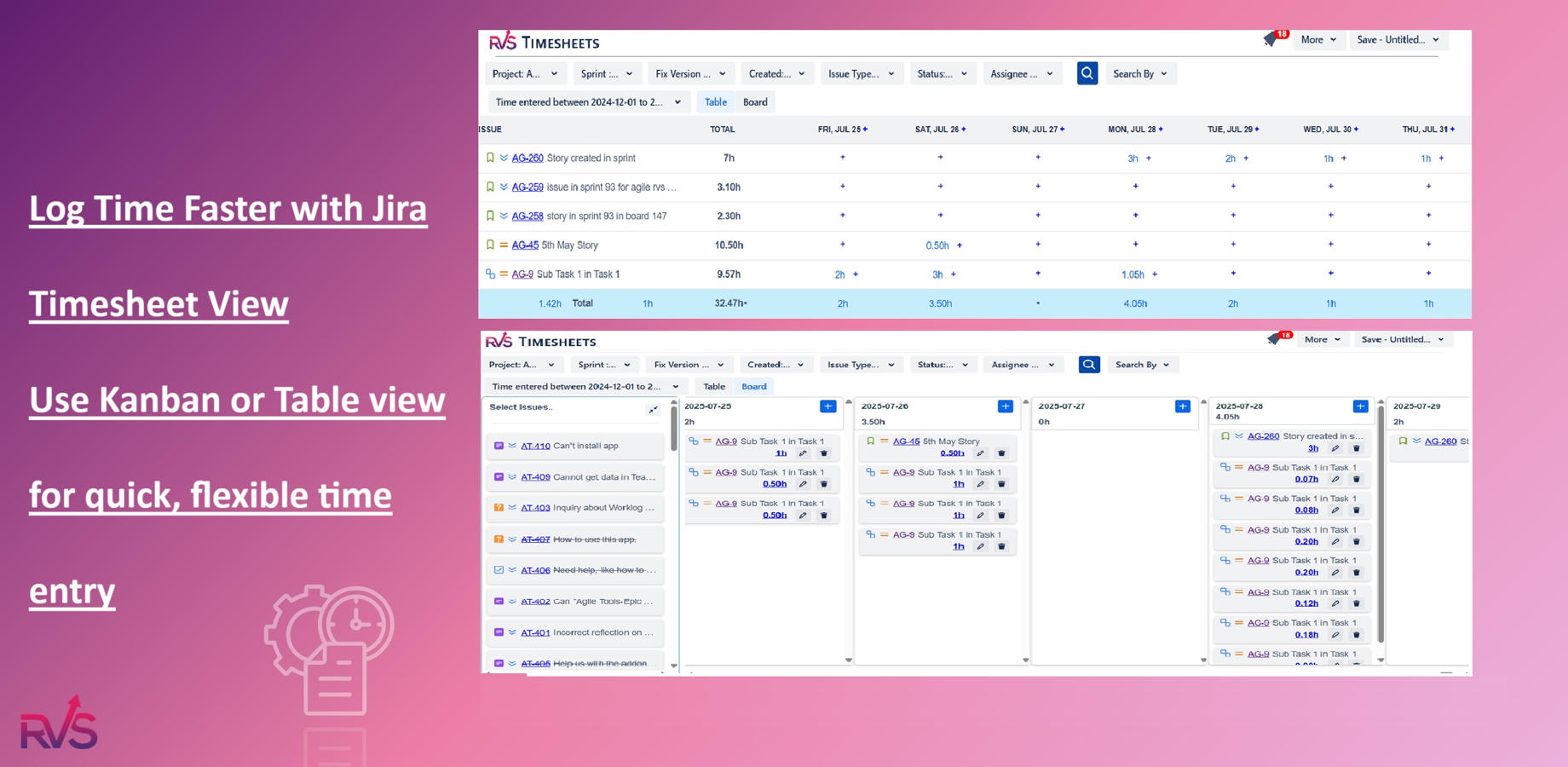 Jira Timesheet