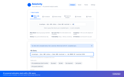 Interactive landing page with a 6-step animated AI guide, JQL templates, recent queries, and personalized greetings.