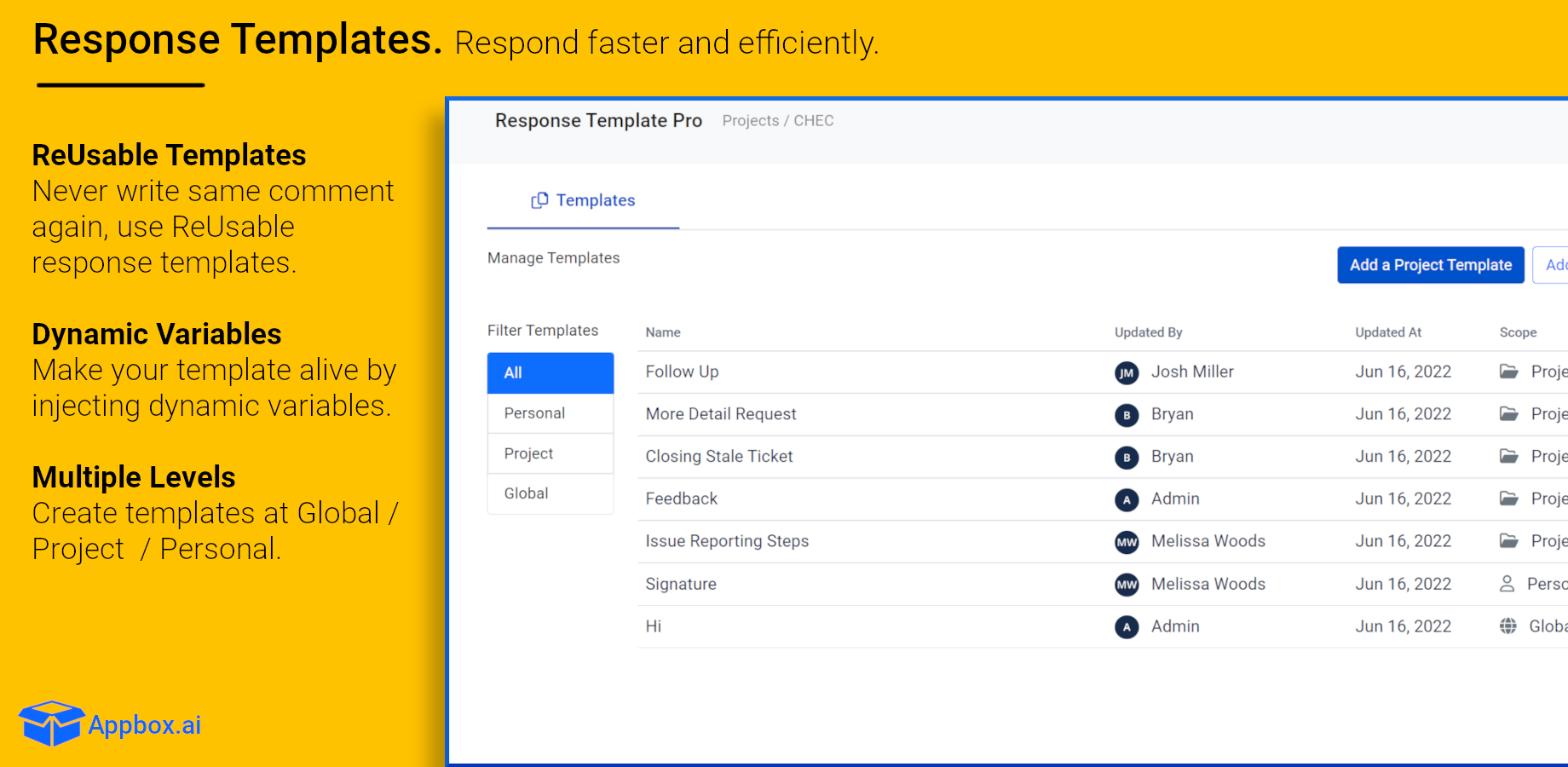 Response Templates
