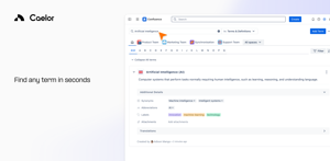 Search by term, definition, or metadata.
